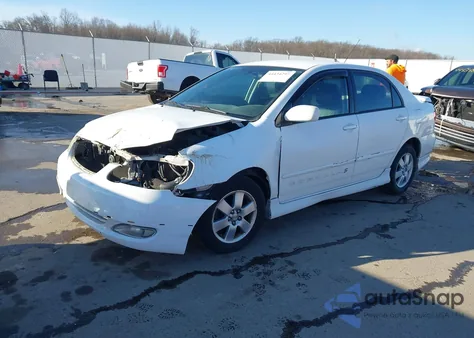 2008 Toyota Corolla S z USA, uszkodzony, nr VIN 2T1BR32E08C876562